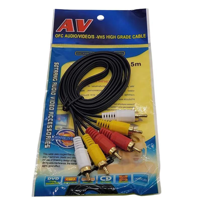 3.5mm to Dual RCA Audio Cable: Connects Computer Speakers with 2RCA Outputs