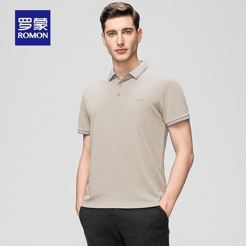 ROMON Men s Cooling Silk Blend Antibacterial Polo Shirt 180