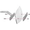 Motorcycle Universal Handguards, PSLER Motorcycle Hand Grip Guards for Motorbike Choppers, Crusiers and Touring, with 10mm Direct Thread Bolt, Clear