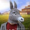 Latex Donkey Head Mask Costume Accessory Halloween Party Prank Performance Cosplay