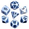 Dice Set Retro Color Plastic Cube Black Blue Orange 7pcs Set for DND Board Game Entertainment  Accessories
