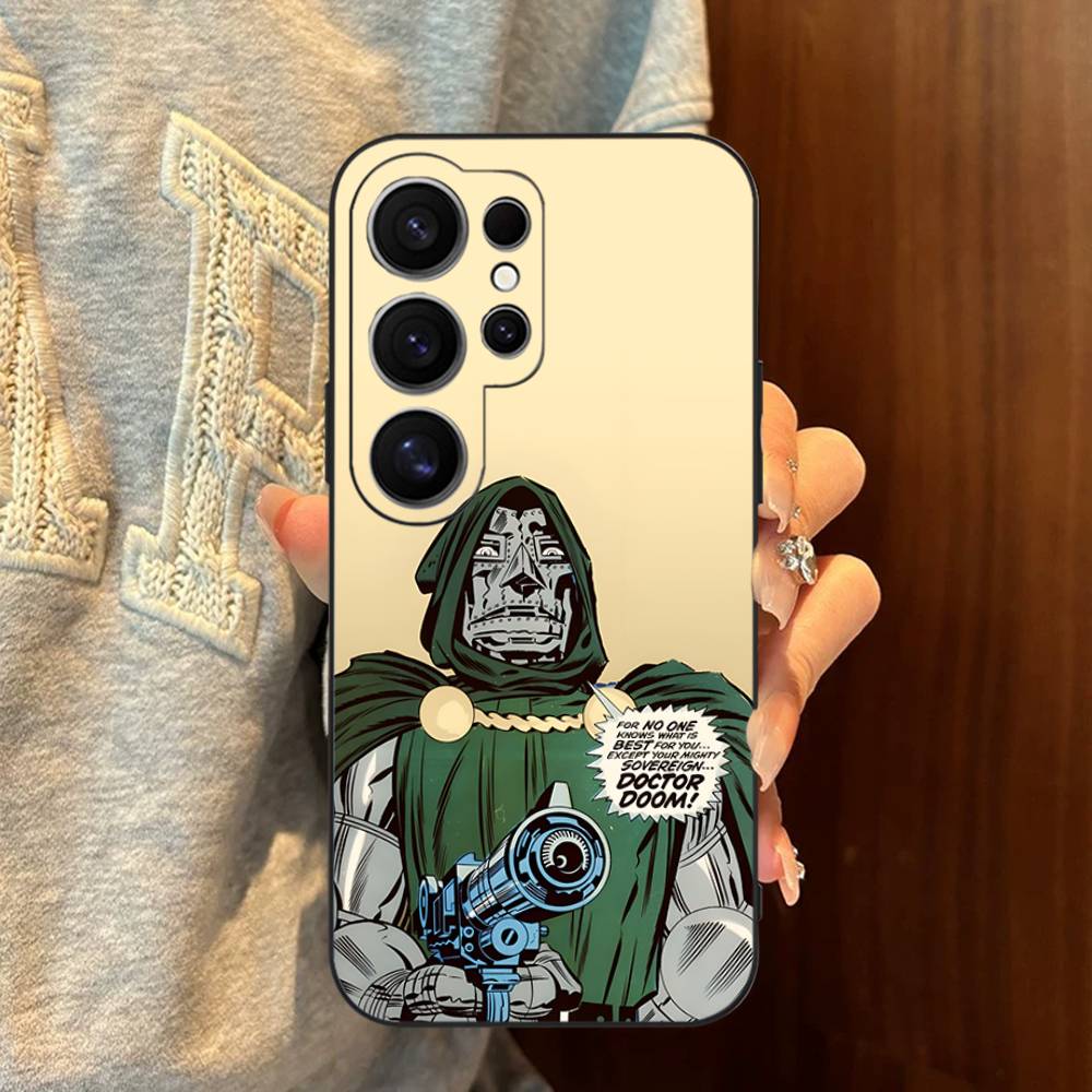 M-MF Rapper D-DOOM Phone Case For Samsung S 24 Fe 25 Ultra Plus 20 Lite 21 30 22 23 24 22 Ultra 5G Fundas