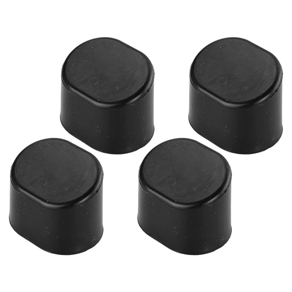 N074647 4pcs Table Mitersaw Stand Foot Pad Leg Feet Replacement Black Rubber Fit for DWX Series