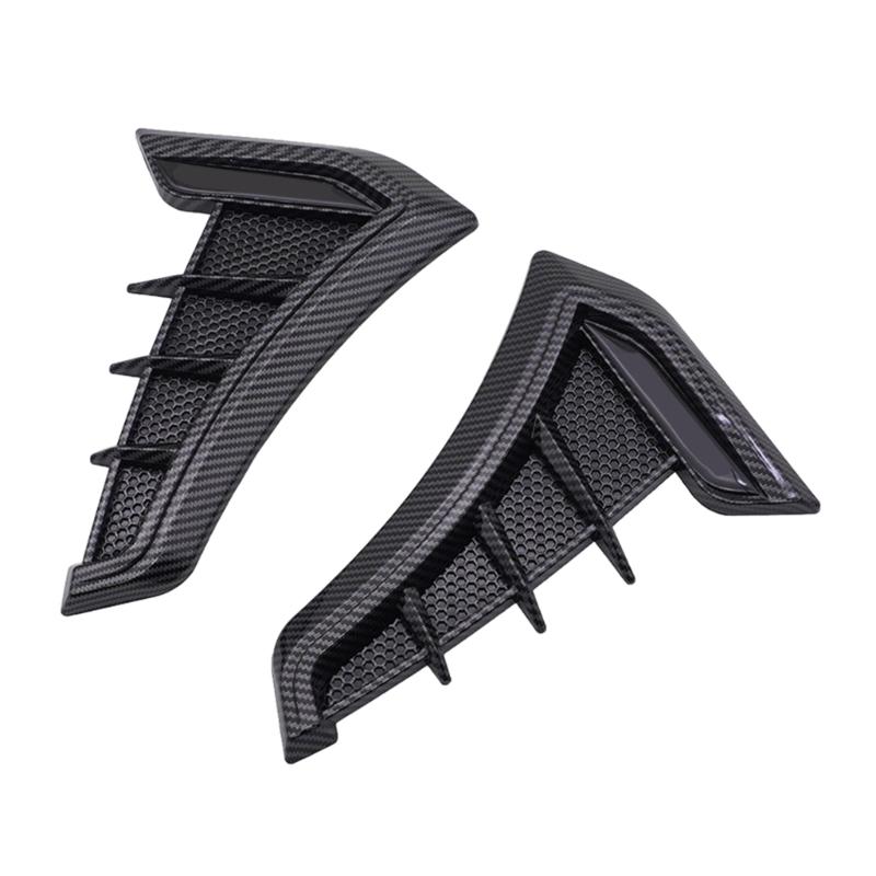 Car Side Air Flows Vents Wing Spoilers Stick Cover Trim Decorations