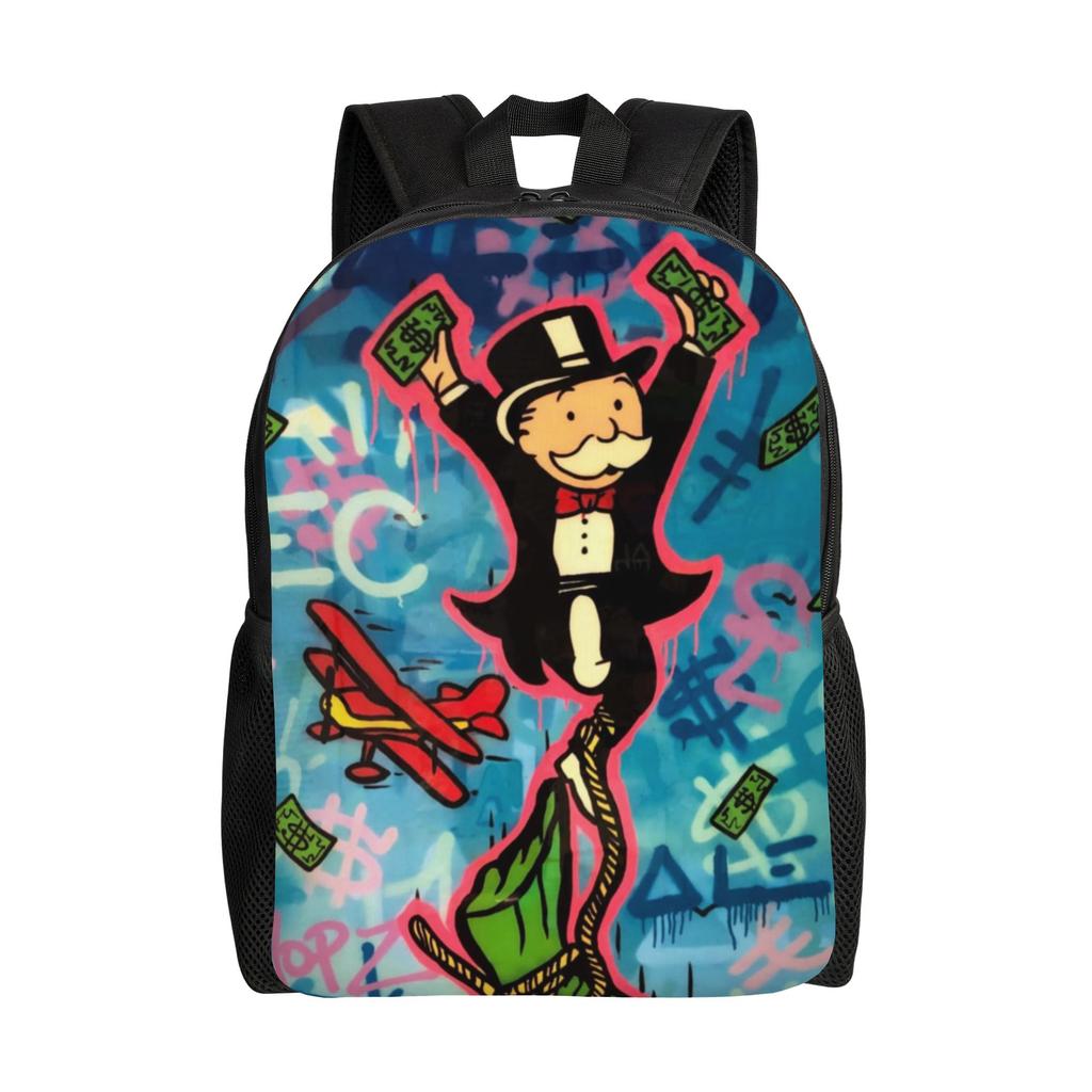 Alec Monopolys Backpack for Kids Boys Girls Lightweight School Bags for Toddlers Preschool