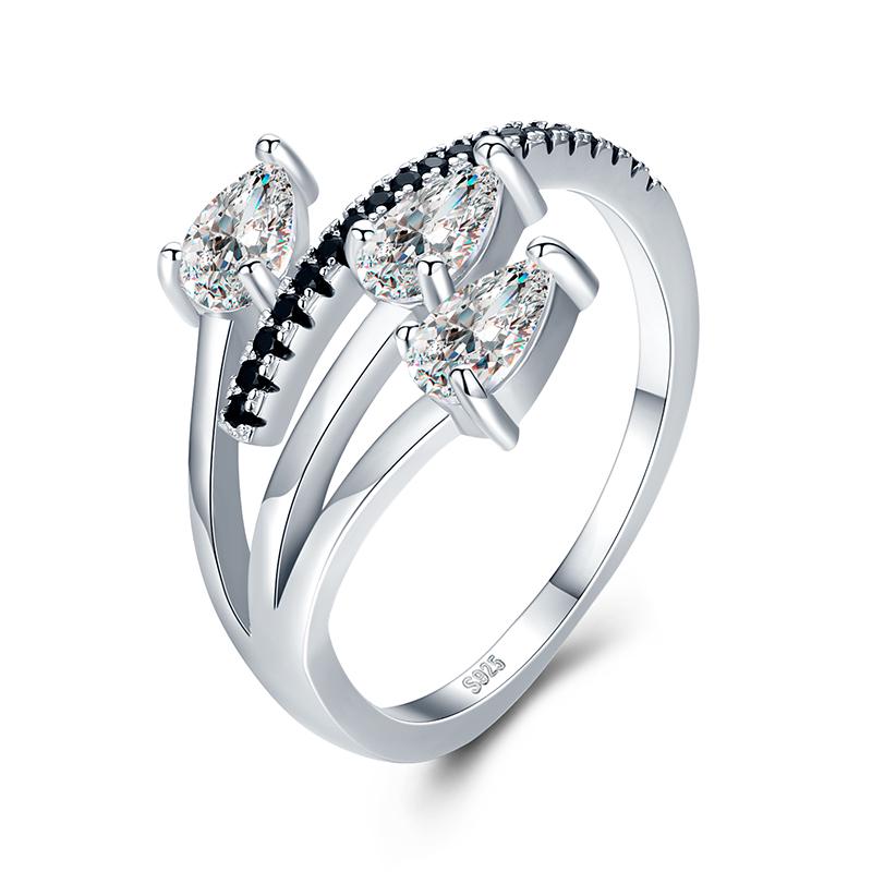 

ЧЕРНОЕ кольцо AWN, черное ювелирное кольцо на палец, индивидуальное кольцо, регулируемый размер one size