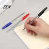 Professional Finance Room Pens 10PCS Ballpoint Pens, 1.0mm Conical Tip Anti Leakage Gel Durable Plastic Comfortable Grip Smooth Writing Pen for Office