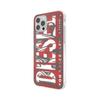 Diesel Snap Case Clear Aop Iphone 12 Promax Rot-Grau/Red-Grey 42568