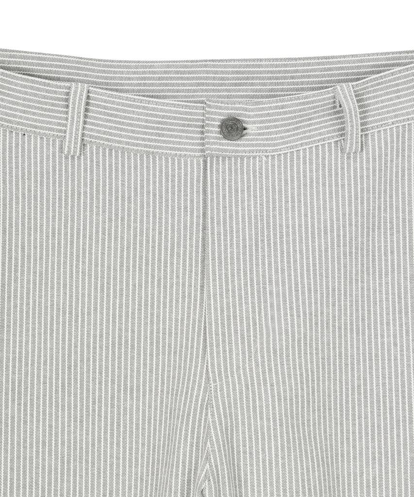 Dandel Dd Reverse Stripe Pin-Tuck Cargo Pants (Grey)
