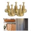 5 Packs Gold Drawer Knobs for Dresser Cupboard Furniture Hardware Durable Brass Bathroom