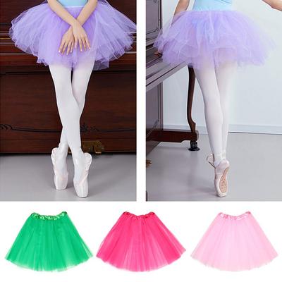 Damskie Elastyczne Klasyczne Plisowane Spódnice Taneczne Baletowe Lolita Podszewka Puszyste Spódnice Spódniczki Tulle