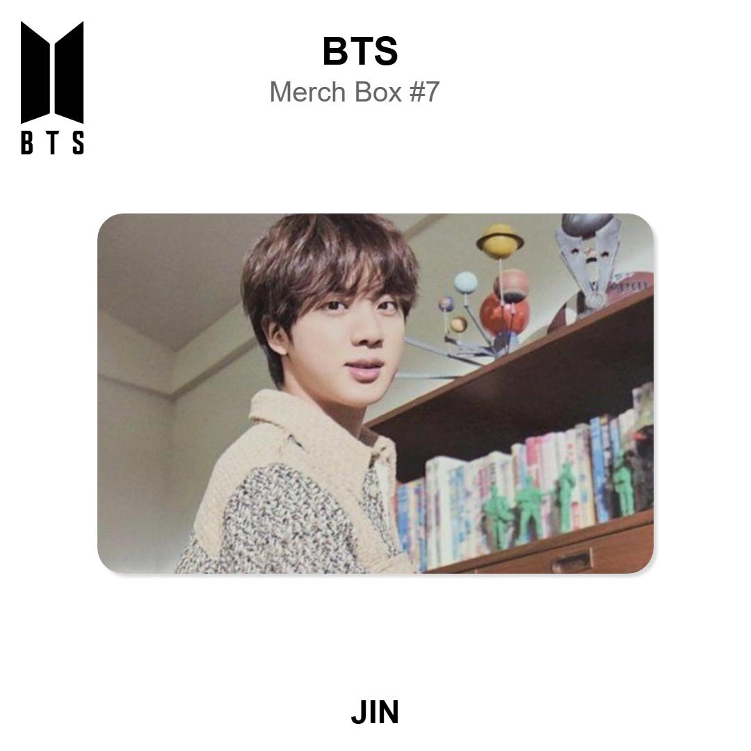 BTS Merch Box #7 Official Photocard Jin