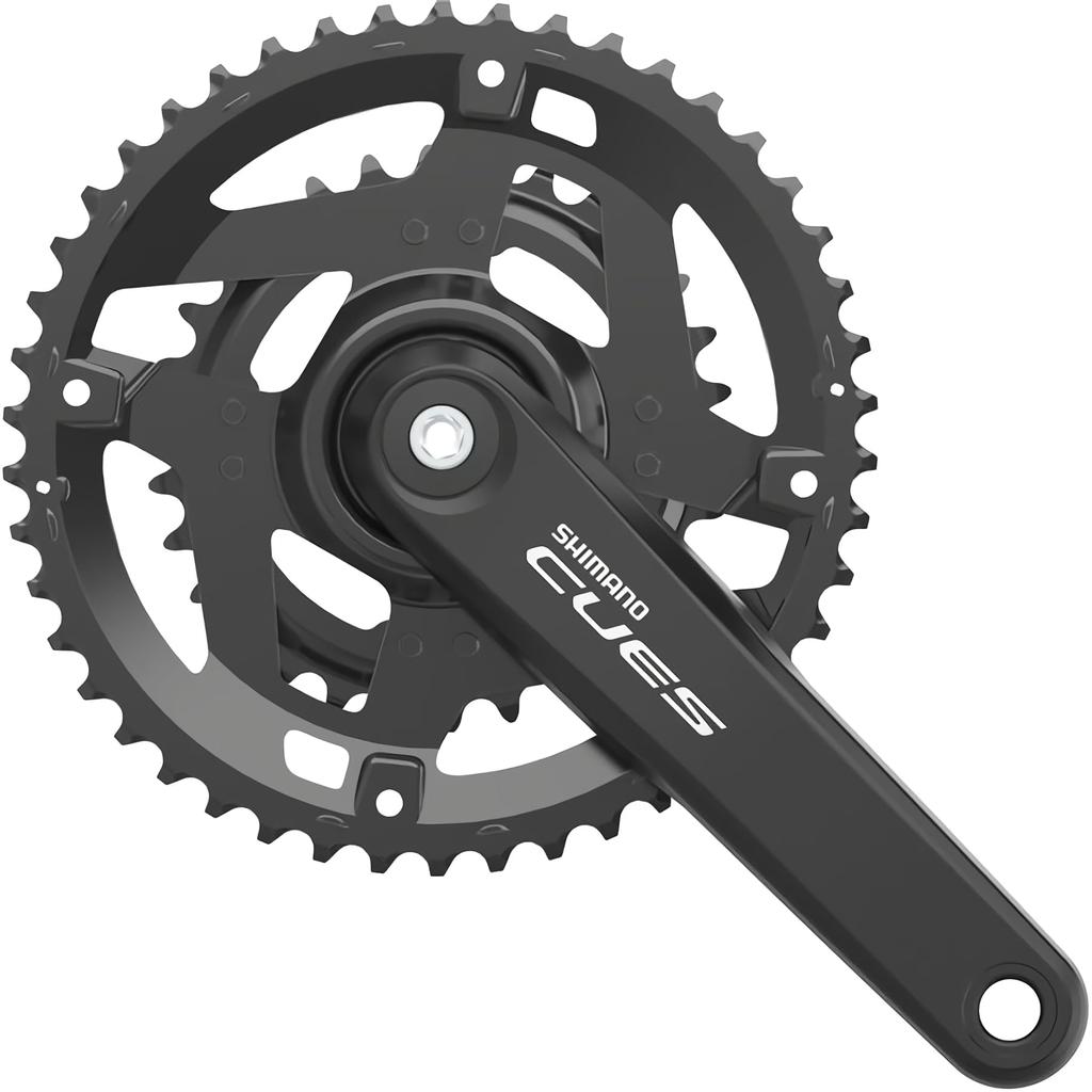 SHIMANO CUES Front Chainwheel Without Chain Guard Crank EFCU40102EX60X FC-U4010-2 Length/175mm 46/30T 9/10S