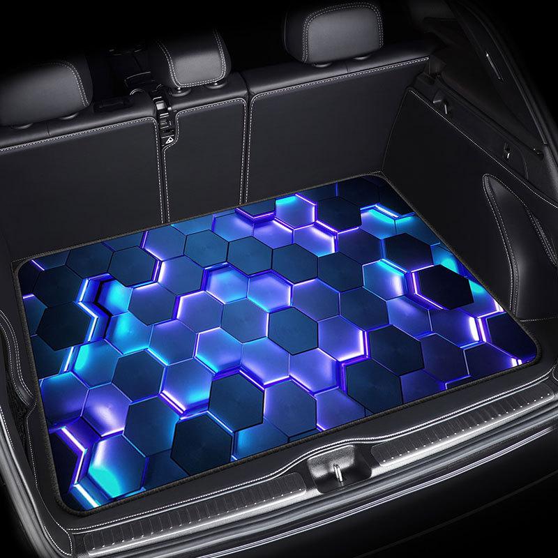 

Коврик для багажника автомобиля, прочный, водонепроницаемый, пылезащитный, легко моется, прочный, нескользящий, протектор заднего сиденья, антигрязевой коврик 75*100cm