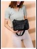 2023 Korean Style Soft PU Leather Multi-Layer Shoulder Bag - Large Capacity, Fashionable, Versatile Women's Messenger Bag