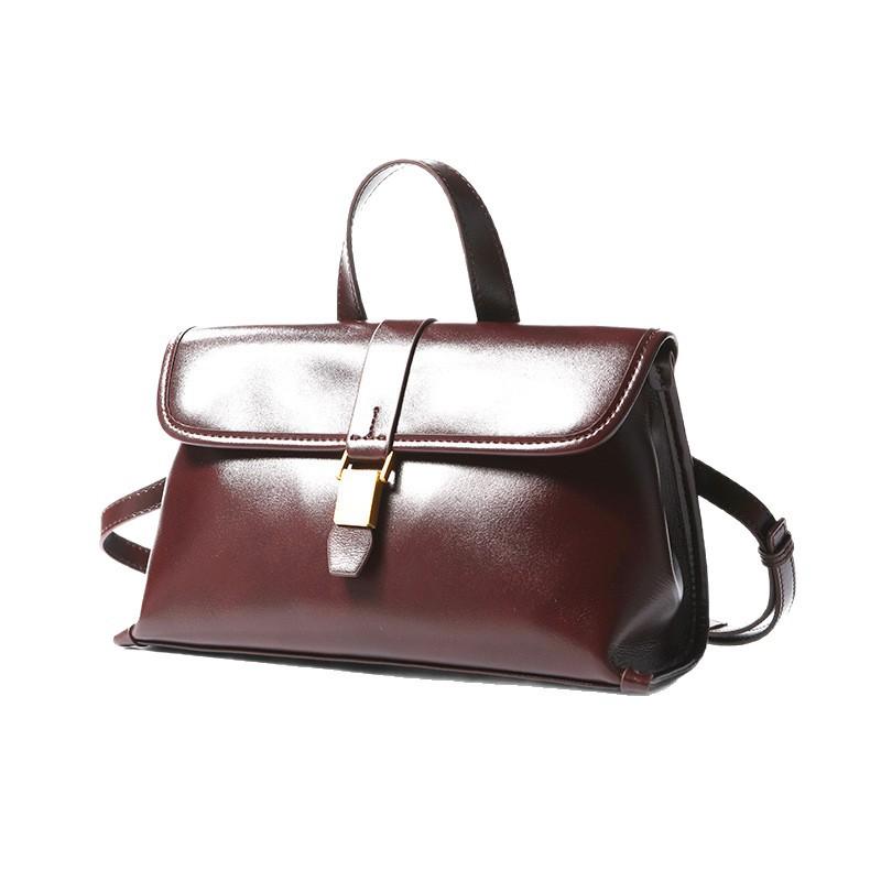 Geantă Messenger din Piele de Vacă de Grăunte Superior Geantă de Mână de Mare Capacitate pentru Femei Geantă Crossbody pentru Navetă