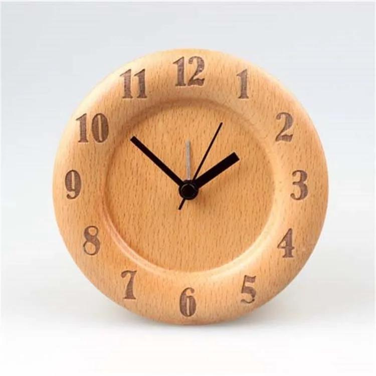 Custom Solid Wooden Alarm Clock