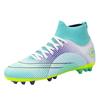 Cheap new high-top broken nails long nails football shoes outdoor lace-up student training shoes spring and autumn socks shoes