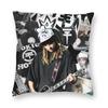Tokio Hotel Tom Kaulitz Music Band Square Pillowcase Pillow Cover Cushion Zip Decorative Comfort Throw Pillow for Home Car