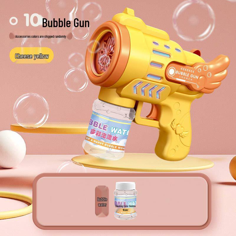 Unicorn Electric Bubble Maker: Kids' Automatic Light-Up Bubble Gun Gift