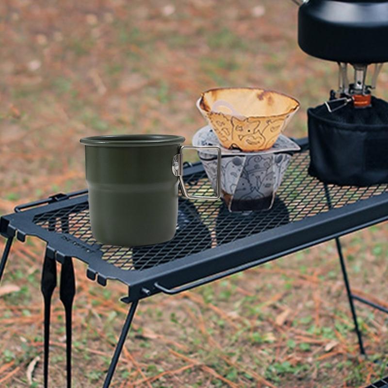 Camping Coffee Cup Kitchen Cooking Drinking Water Cup Outdoor Kitchen Equipment Travel Cookware Drink Cup Tourist Mug