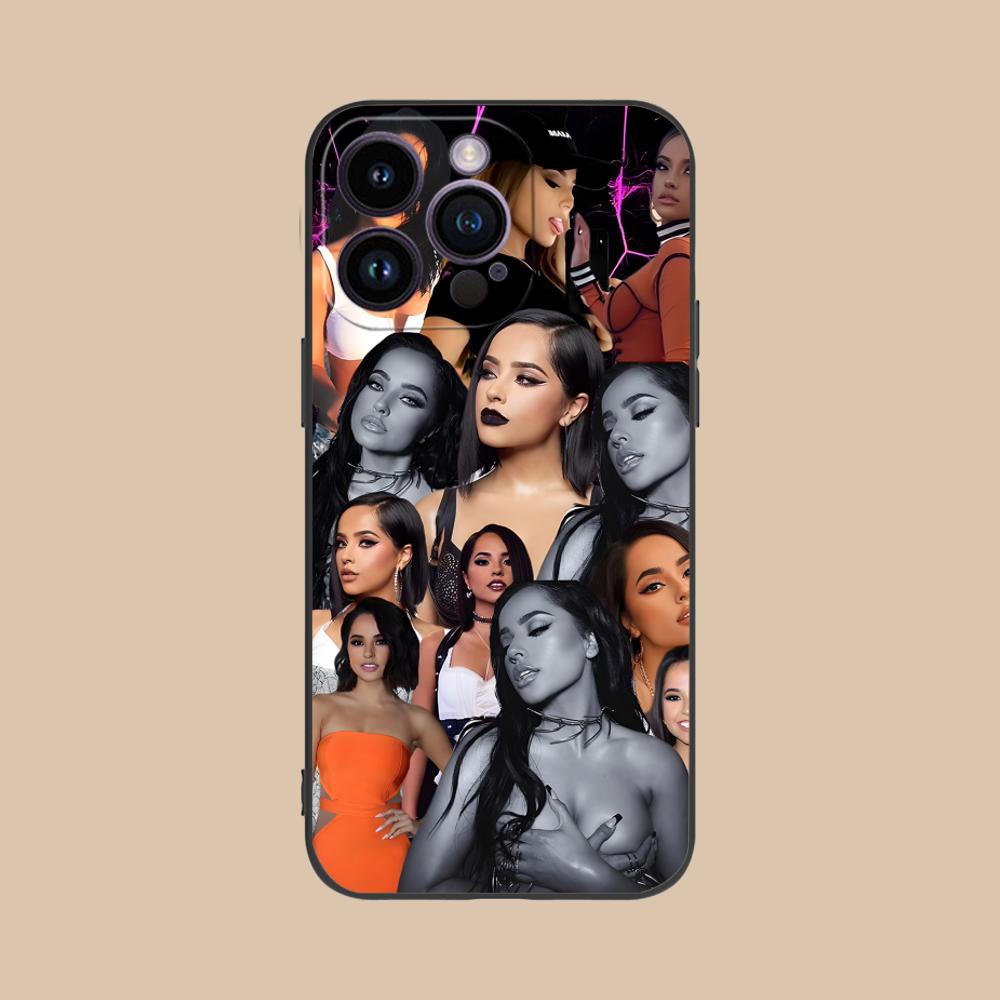 Fashion Becky G Matte TPU Mobile Phone Case for iPhone 17 16 15 14 13 12 11 X XR XS 8 7 Air Pro Max Plus Mini Colorful Cover