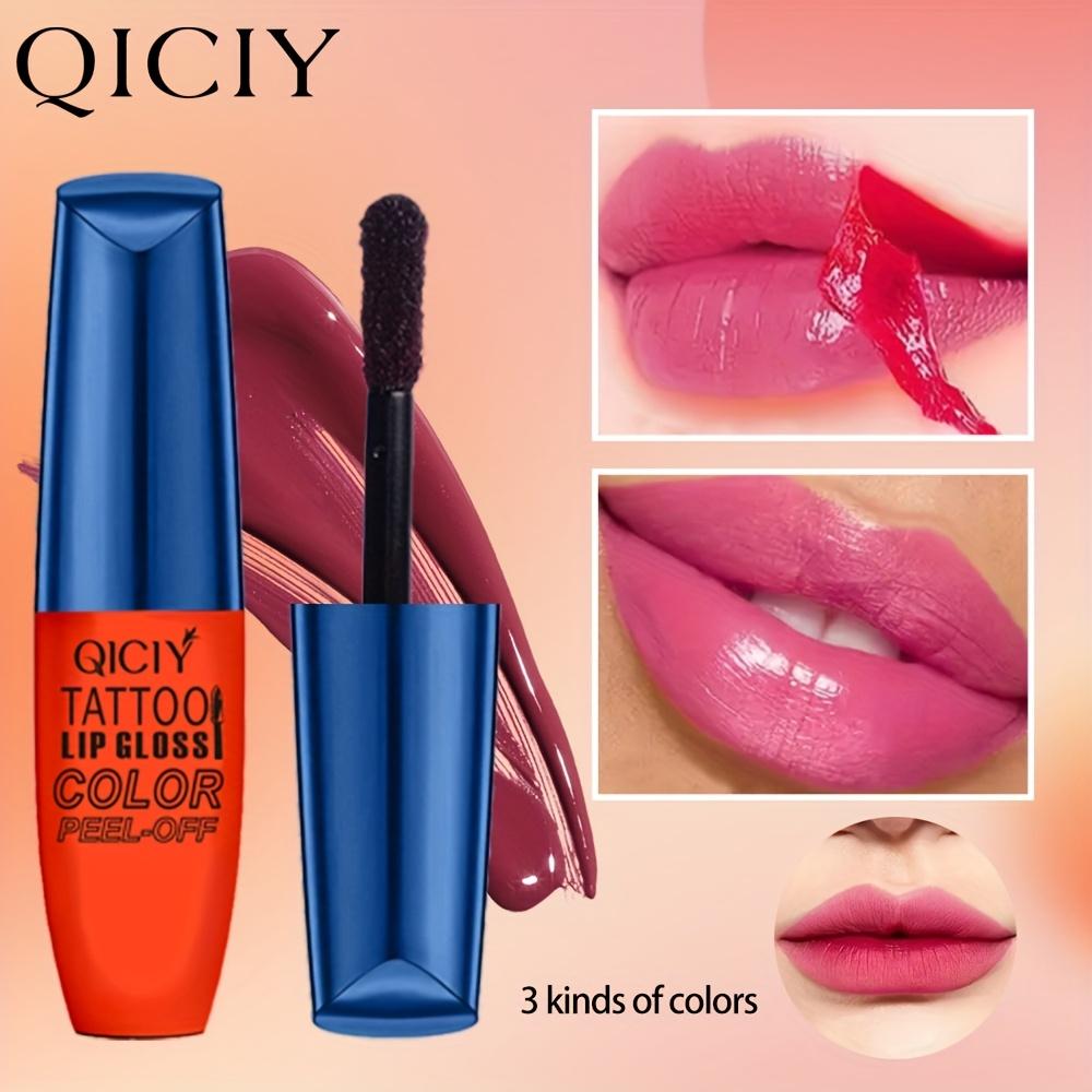 Peel-Off Lip Color Tattoo Matte Finish Moisturizing Lip Gloss Long-Lasting Waterproof Lipstick Ideal Gift for Valentine'S Day & Birthdays