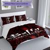 Juego de ropa de cama de 3 piezas Buffy Cazavampiros 1 patrón, juego de funda nórdica incluye funda nórdica y fundas de almohada, decoración de dormitorio y regalo perfecto para todas las estaciones