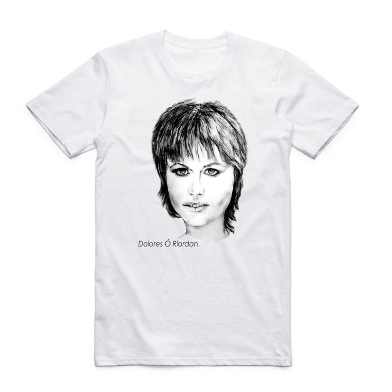 Printing The Cranberries Music Band T-shirt Harajuku Casual O-Neck Short Sleeve Dolores O'Riordan Tshirt Fitness Men HCP4377