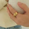 Oepe THREE LAYER RING (Gold)