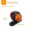 12V 24V LED Side Marker Lights Truck Front Rear Clearance Lights Outline Lamp Indicator Tail Light For Trailer Van Caravan