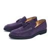 Men's Shoes Large Size New Loafers Fashion British Suede Business Dress Leather Shoes Wedding Men's Shoes