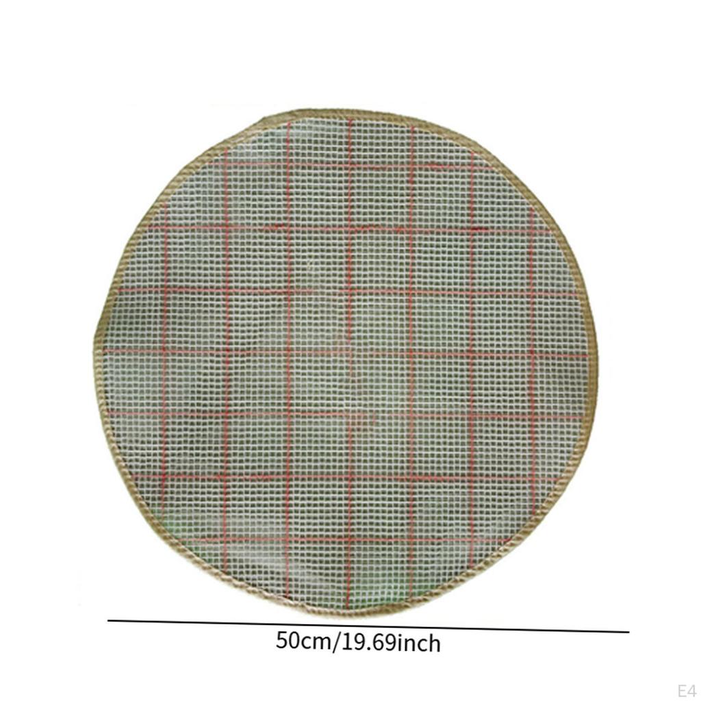 Knüpfhaken Netzherstellung Rohling Kissen Knüpfen für Boden Sofa Sitzkissen