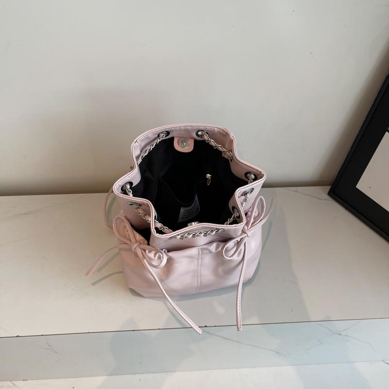 Chain Backpack Women's Shoulder Bag Multi-function Bucket Bag