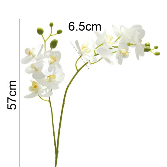 Artificial Orchid Plast Nattbord Stue 3D Print Desktop Ornaments Simuleringsanlegg for kontor