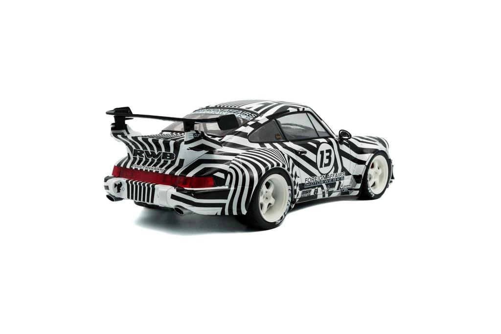 Solid Porsche Mini Car 1/18 911 (964) RWB Rauh-Welt THE ZEBRA 2022