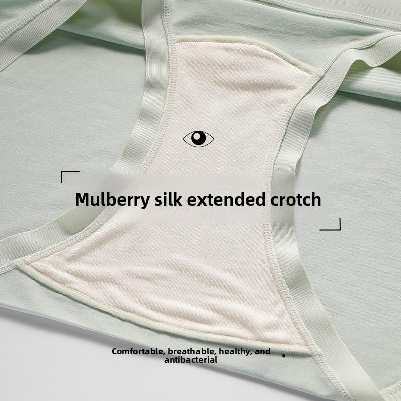 Women's Spring and Summer New Extended Mid Waist Triangle Briefs