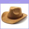 Style Wool Felt Hat With Large Brim For Men Women And Couples