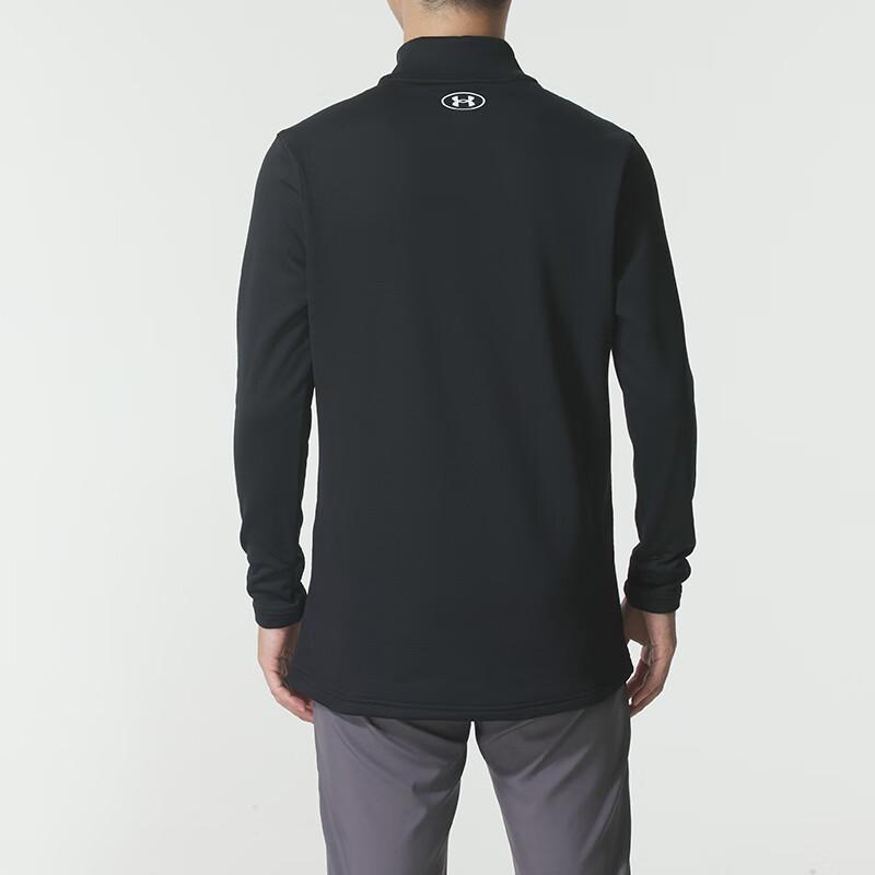 Under Armour Half-Zip Sports Fashion Breathable Casual Long Sleeve T-Shirt Men Tops 6005299-001