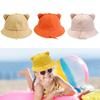 Cappello a secchiello in cotone con orecchie da gatto per adulti, cappello da pescatore per sport all'aperto, per guidare, andare in bicicletta, pescare, vacanze casual, cappello parasole