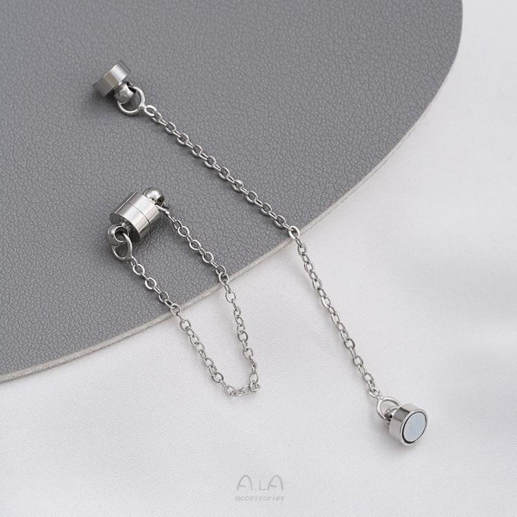 14k Gold-Filled Anti-Fall Magnetverschluss Armband/Halskette mit O-Kettengliedern