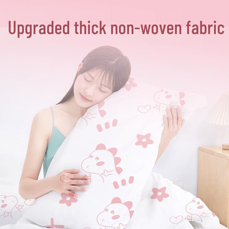 Portable Thickened Double Travel Bedding Set: Disposable Sheet, Duvet Cover, Pillowcase - Anti-Dirty, Ideal for Hotel and Travel Use