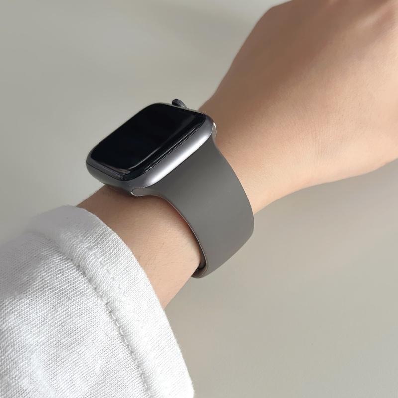 Straps For Watch 10 46 Mm 49mm 44 Mm 45mm 40mm 42mm 41mm 38mm Sport Bracelet iWatch Series 9 8 7 SE Ultra 2 Silicone Band
