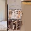 18 Clips Socks Drying Rack Large Capacity Stainless Steel Multi-clip Sock Drying Hanger Windproof Rust-proof
