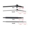 A63T-Widened Steel Front And Rear Axle Drive Shaft 5Mm Extended Parts For TRX4M 1/18 RC Crawler Car Upgrade Black