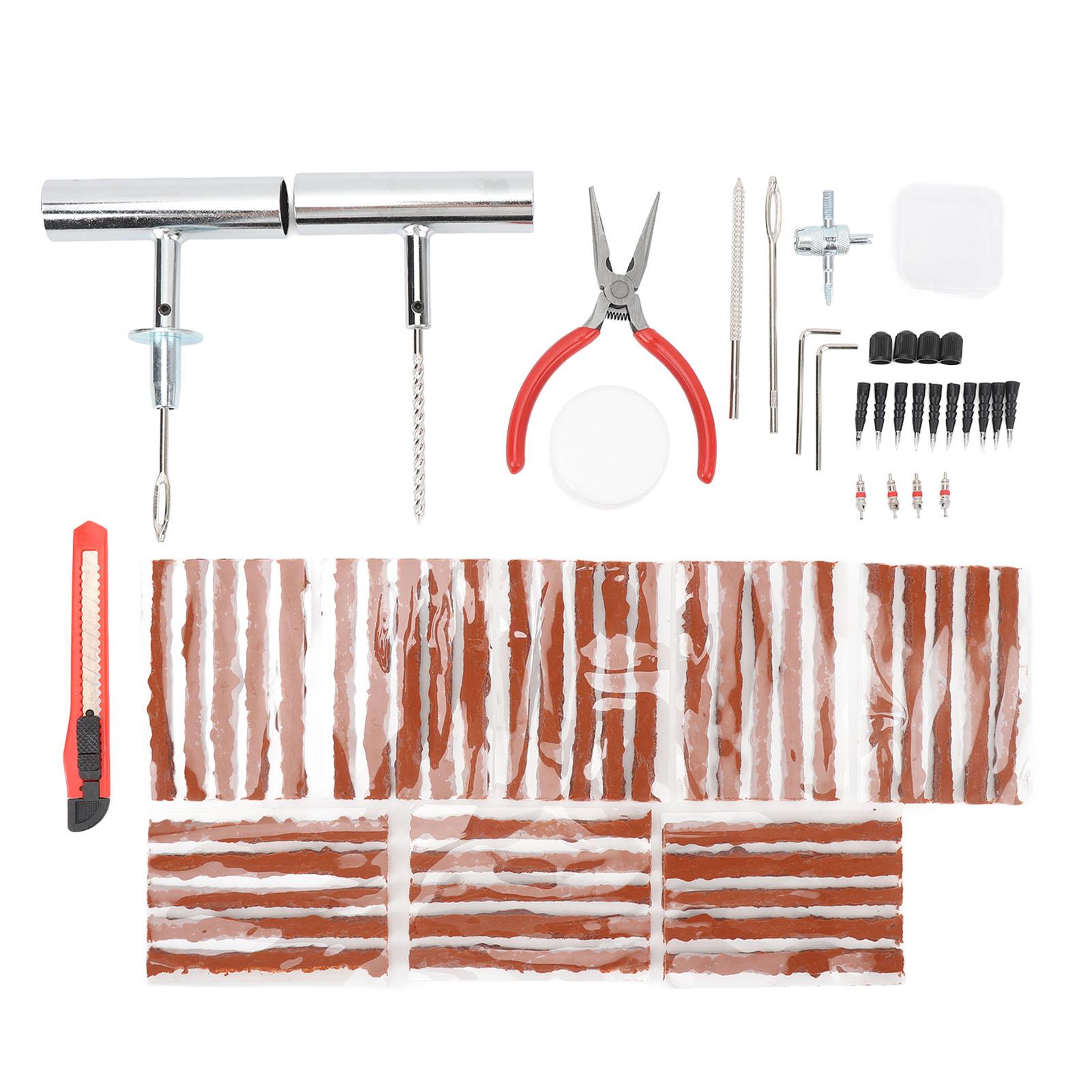 

Комплект для ремонта шин, профессиональный набор для ремонта шин, металлический инструмент для замены проколов шин для автомобилей, мотоциклов, грузовиков