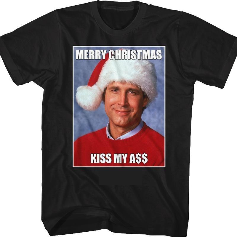 Clark Griswold Merry Christmas Cotton Black Full Size Men Women Shirt C356 Unisex T-Shirt XXXXL