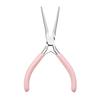 Nail Clips Acrylic Gel Extension Quick Building Shaping Tweezers Pink Design Stainless Steel Manicure Pinching Tools