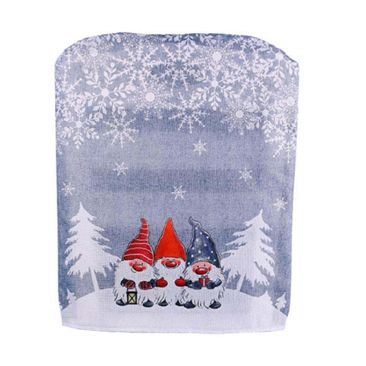 1/4 шт. Чехлы на стулья для Рождества, декоративные чехлы на обеденные стулья для отеля, дома, кухни, украшение для рождественской вечеринки серый