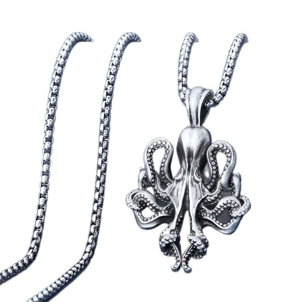 Fashion Trend Octopus Niche Luxury Necklace Pendant